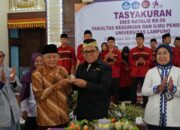 Rektor Unila Buka Tasyakuran Dies Natalis ke-56  FKIP