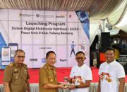 Kabupaten Tulang Bawang Pelopori Pembayaran Retribusi Secara Elektronik di Pasar