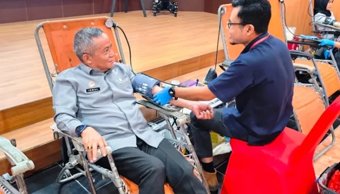 Meriahkan HBI ke-75, Kanwil Kemenkum Kalimantan Timur Gelar Donor Darah