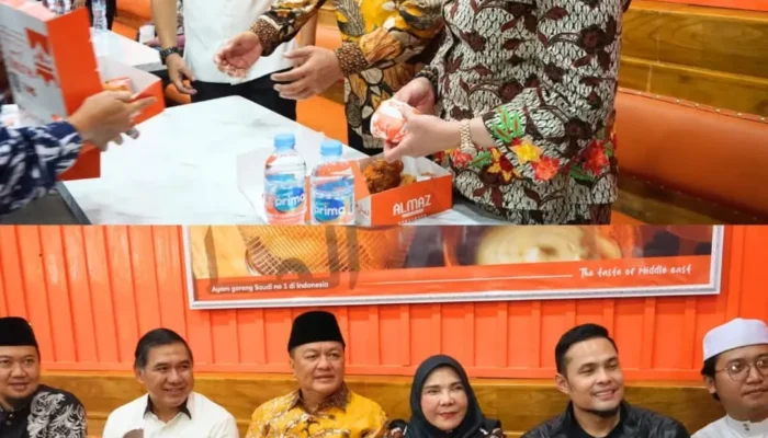 Walikota Bandar Lampung Resmikan Almaz Fried Chicken Cabang Diponegoro