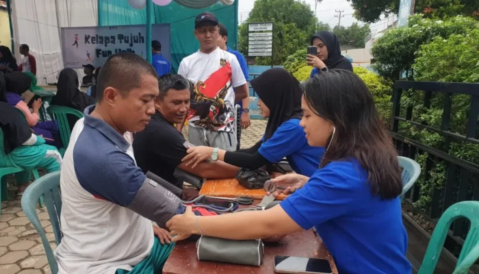 Mahasiswa KKN Unila Gelar Fun Walk Sosial Edukatif, Perkuat Tridarma Perguruan Tinggi