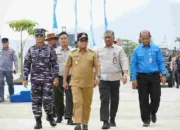 Pj. Gubernur Samsudin Dampingi Kunjungan KSAL Tinjau Program Ketahanan Pangan TNI AL di Lampung