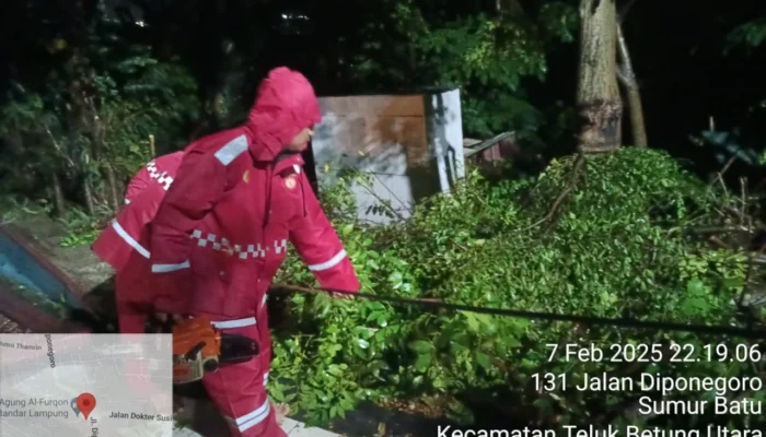 Direktorat Samapta Polda Lampung Gelar Patroli Antisipasi Bencana