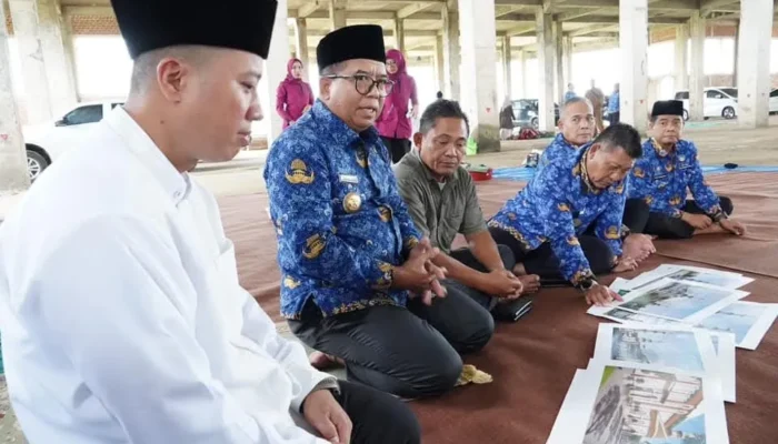 Pj. Gubernur Lampung Tinjau Pembangunan Masjid Al-Hijrah Kota Baru di Akhir Masa Jabatannya