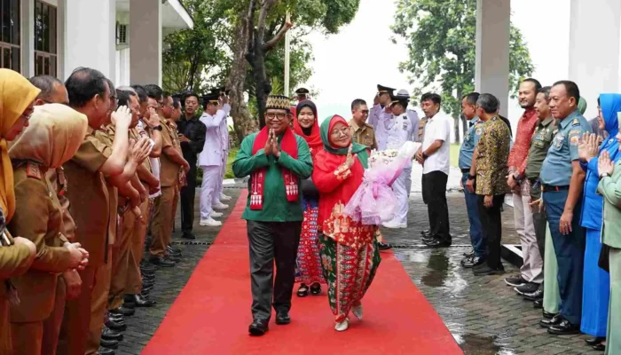 Pemprov Lampung Gelar Pelepasan Pj. Gubernur Samsudin dan Pj. Ketua TP. PKK