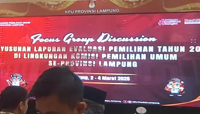 KPU Lampung Gelar FGD di Hotel Mewah, Dinilai Abaikan Efisiensi di Tengah Krisis Ekonomi dan Bencana Banjir