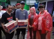 Kostiana Sambangi Warga Terdampak Banjir di Bandar Lampung