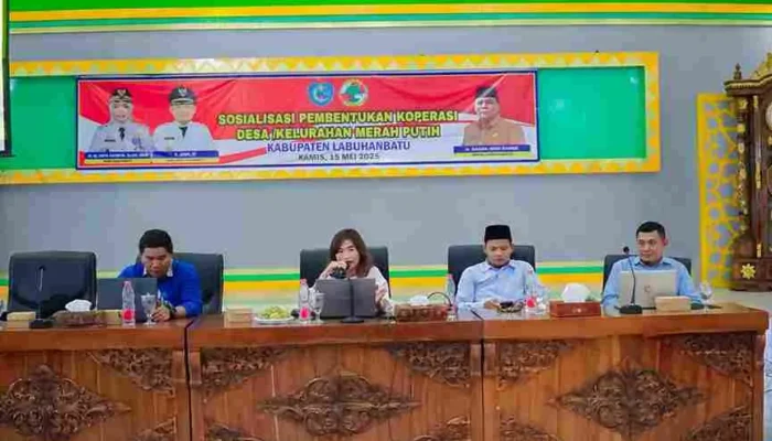 Pemkab Labuhanbatu Dorong Pembentukan Koperasi Desa/Kelurahan Merah Putih untuk Perkuat Ekonomi Rakyat