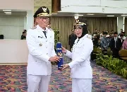 Pelantikan Bupati Way Kanan, Ayu Asalasiyah Diambil Sumpah oleh Gubernur Lampung