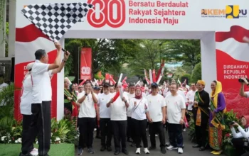 Libatkan 2.000 Orang, Kementrian Pekerjaan Umum Gelar Jalan Sehat dan Fetival Merdeka Peringati HUT ke -80 RI