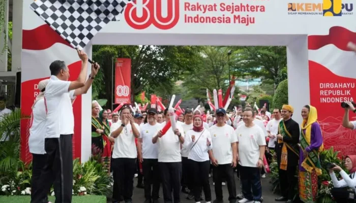 Libatkan 2.000 Orang, Kementrian Pekerjaan Umum Gelar Jalan Sehat dan Fetival Merdeka Peringati HUT ke -80 RI
