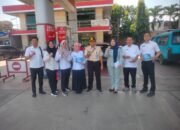 UPTD Samsat Rajabasa Gelar Sosialisasi Pemutihan di SPBU dan Poskeskel