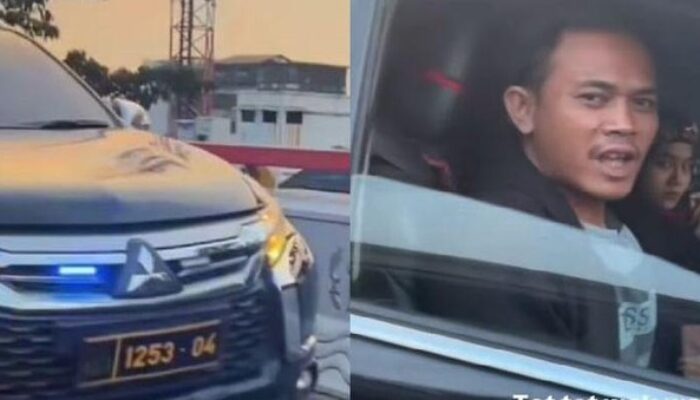 Bukan Polisi! Sopir Pajero Arogan dengan Strobo Palsu Ditangkap