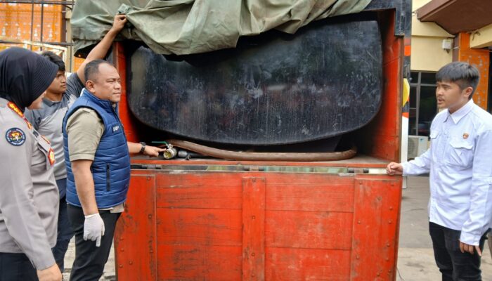 Polda Lampung Amankan Penimbun BBM Subsidi Dengan Modus Barkode Ilegal